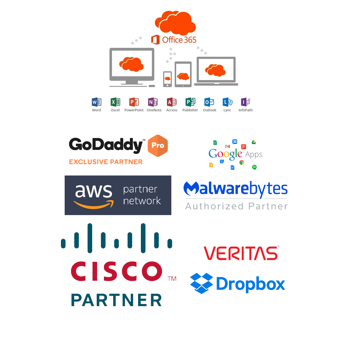updated no vmware Original Equipment Manufacturer OEM Partnerships copy malwarebytes microsoft 365 godaddy aws cisco veritas and dropbox partnerships